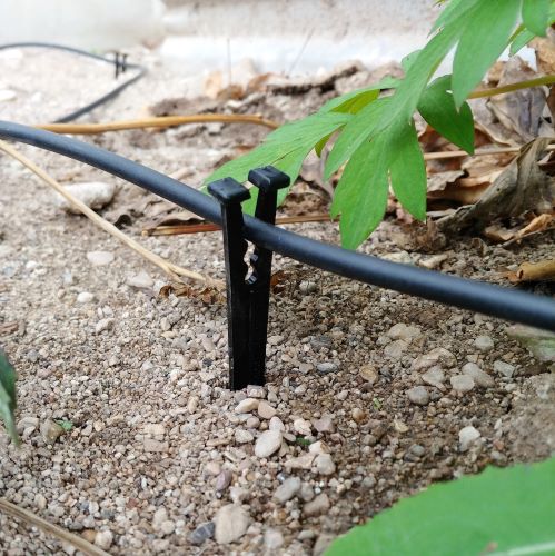 Micro spray emitter tubing stake