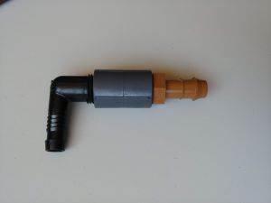 Assembly of 1/2 inch drip line supply components