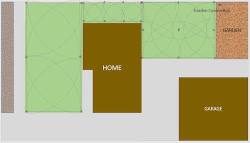 Layout plans using sprinkler heads