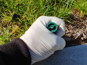 Adjusting the sprinkler nozzle direction