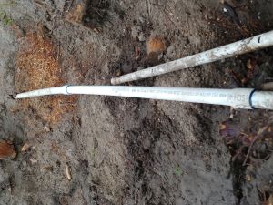 Completed Sprinkler PVC Pipe repair