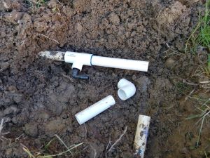 Gluing together PVC fittings during assembly